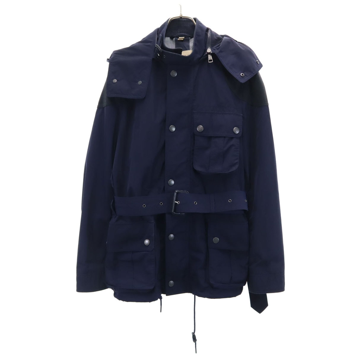 BURBERRY BRIT バーバリーブリット ジャケット S ネイビー エルボーパッチ メンズ 古着