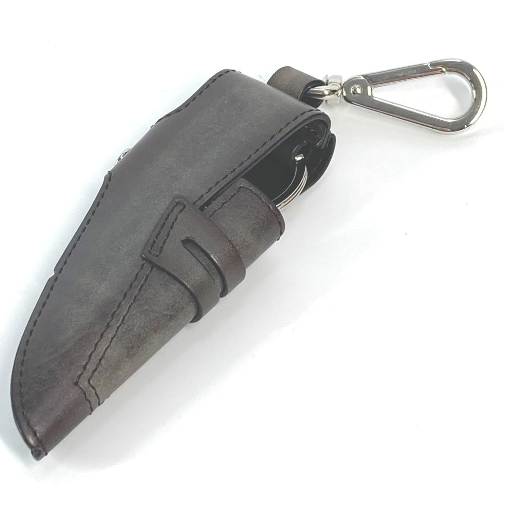 Berluti ベルルッティ キーホルダー シューデザイン バッグチャーム 靴 レザー ブラウン