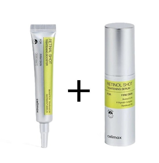 [レチノールセット]ビタA レチナールショットタイトニングブースター 15ml+タイトニングセラム 30ml/毛穴 レチナール ペプチド レチナール レチノール