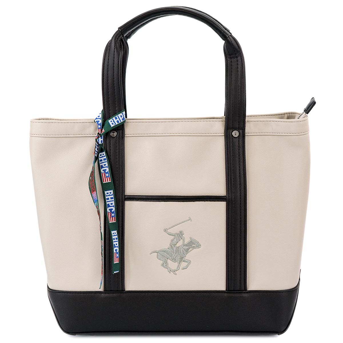 トートバッグ BH2008N メンズ レディース 男性 女性 ユニセックス 男女兼用 Lサイズ 大きめ GE/BK/GE グレージュブラックグレージュ