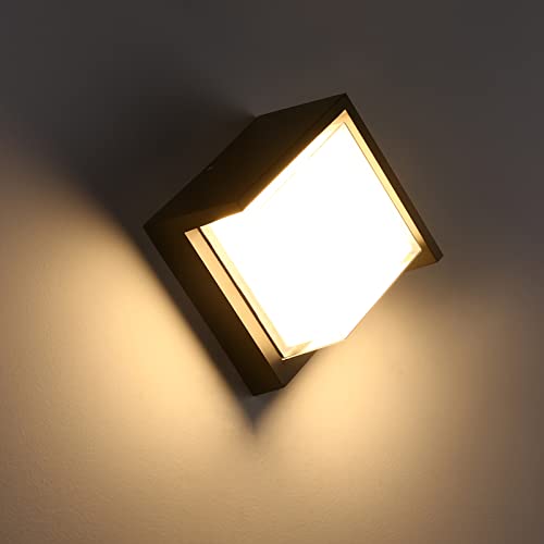 Lightess LED 玄関ライト ポーチライト 壁掛け灯 玄関照明 ブラケットライト 防雨型 IP65 門柱灯 ウォールランプ 壁掛け照明 勝手口 外灯 玄関灯 ウォールライト 間接照明 防犯ライ