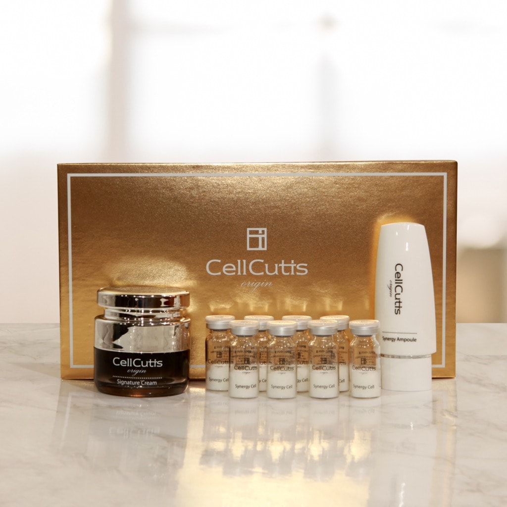 【購入特典 日焼け止め付き】CellCutis シナジーセット / シナジーセル0.3g×8本 + 美容液50ml + 保湿クリーム50ml