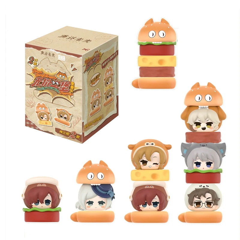 【公式正規品】重返未来1999_無価の堡_積み重ねゲーム 盲盒 コレクション 玩具 デスクトップ 置物