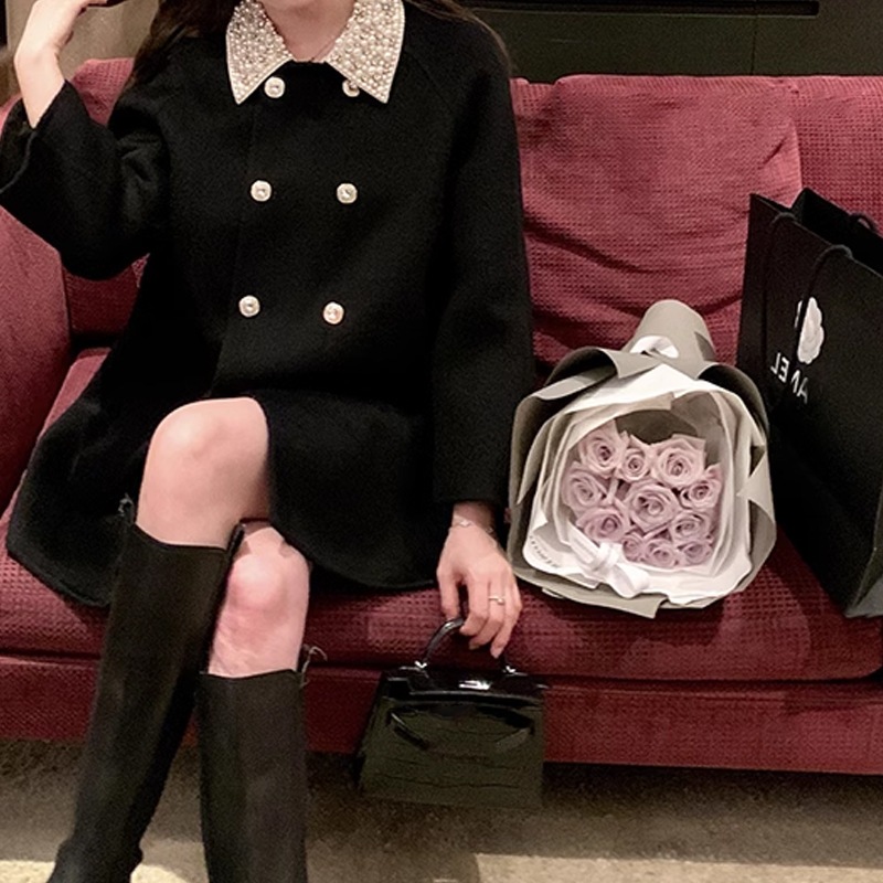 アウターファー毛皮アウターmiu系千金毛リバーシブルコート高級感ウールコートゆったり