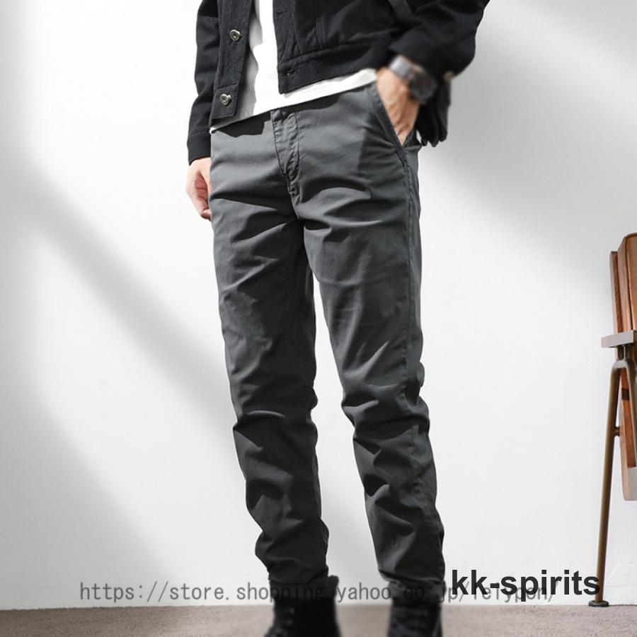 チノパン テーパードチノパン チノパン テーパードチノ メンズ テーパード サルエル チノパン チノテーパードパンツブラック カーキ グレー 黒 灰