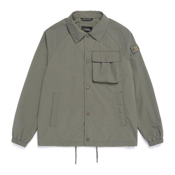 N261UJP901 カラネックシャツジャケット G/KHAKI