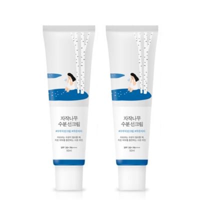 1+1 ラウンドラップ白樺水分サンクリーム50ml