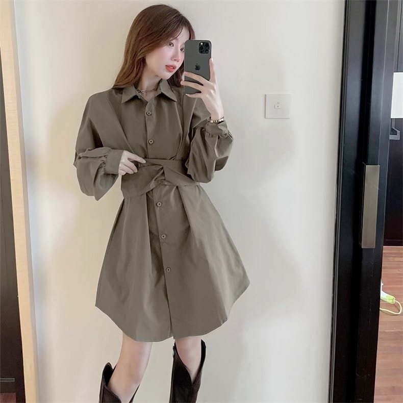 トップス ボトムス パンツ セットアップ シャツ ショートパンツ ロング ロング丈 袖あり 長袖 Vネック 襟なし ウエストリボン バックリボン 上下セット 2点セット ツーピース お得 かわいい