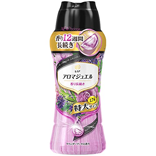 レノア ハピネス アロマジュエル 香り付け専用ビーズ ヘビロテ服も新鮮な香り長続き ラベンダーブーケ 本体 特大 1.7倍(885mL)