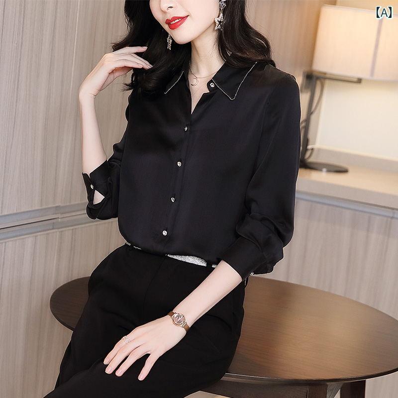 レディース シャツ オーバーシャツ 長袖 アーバン ノーブル スタイリッシュ ショッピング オフィス コーデ