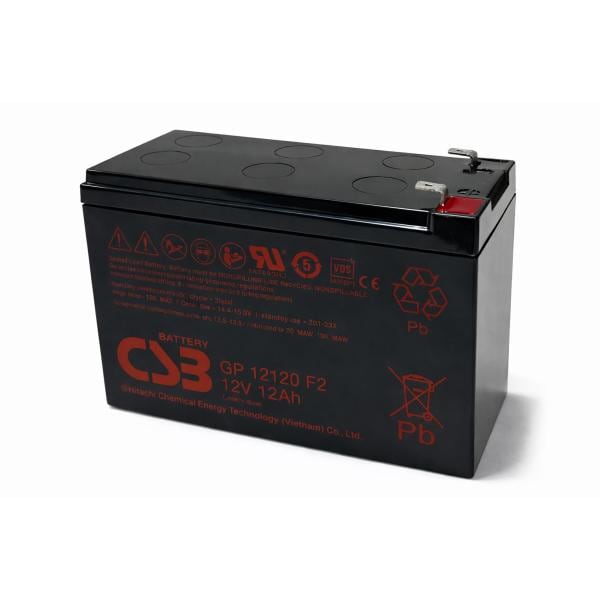 G&Yu GP12120 F1端子アダプター装着 小型制御弁式鉛蓄電池 12V 12Ah 密閉型 VRLA UPS・無停電電源装置 通信機器 非常照明 防災設備