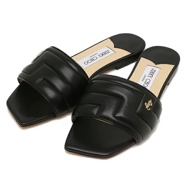 サンダル ミュール フラットシューズ ブラック レディース THEMIS FLAT NBA