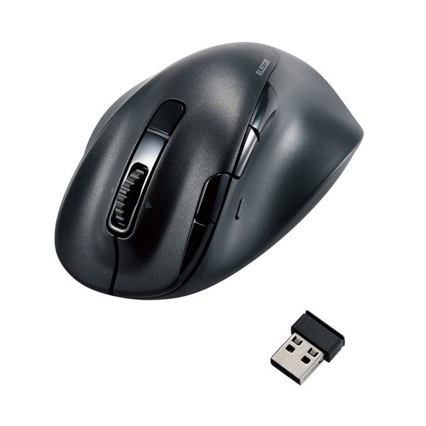 M-XGM50MBSKBK ブラック [Bluetoothマウス(無線接続可) 静音 ワイヤレス 8ボタン チルトホイール付 右手専用 Mサイズ EX-G PRO] メーカー直送