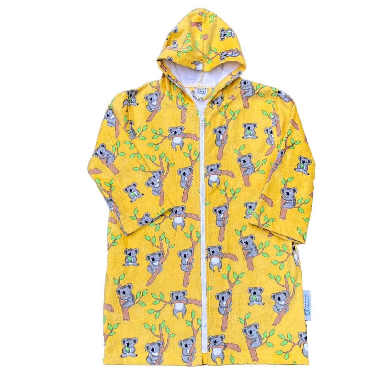 Back Beach co 子供用UPF +50オーストラリアスタイル ビーチタオル プールタオル フード付き ジップ付き スイミングバスタオル キッズバスポンチョ 男の子 女の子 子供の贈り物 (K