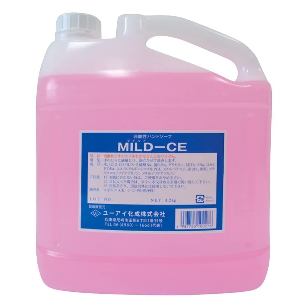 ユーアイ化成 石けん液 ユーアイマイルドCE 4.2Kg / 4-087-02