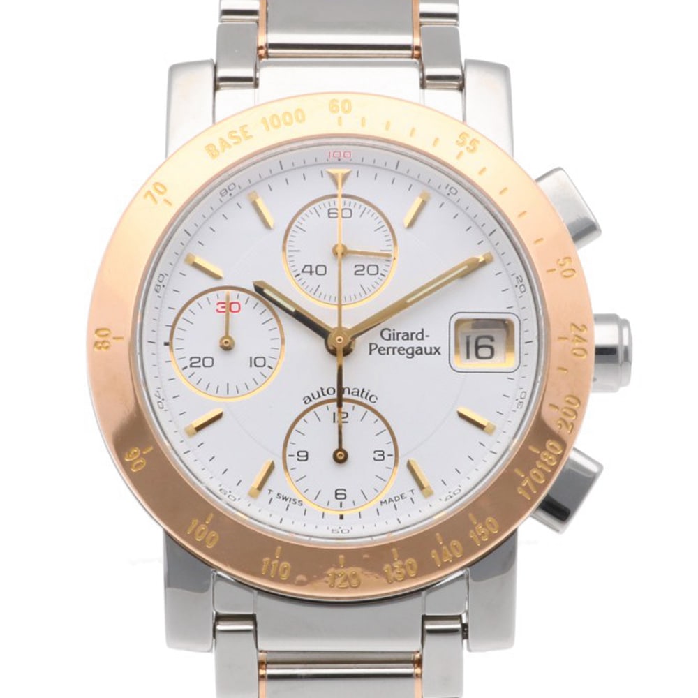 ジラール・ペルゴ 腕時計 ステンレススチール Ref.7500 自動巻き 1年保証 GIRARD-PERREGAUX 中古