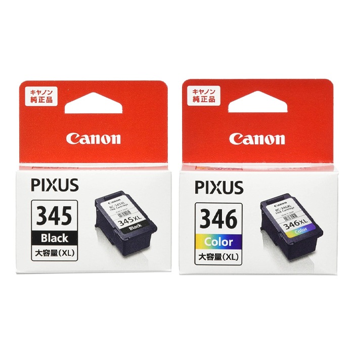 【セット】純正品 インクカートリッジ BC-345XL + BC-346XL 大容量 BC-345XL-BC-346XL-SET
