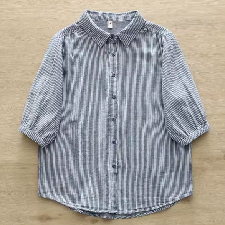 レディース シャツ ブラウス 前開き 半袖 襟付き ワイド ボタン 薄手 かわいい 大人可愛い きれいめ シンプル カジュアル 上品 おしゃれ かっこいい レトロ こなれ感 ラフ ガーリー ルーズ