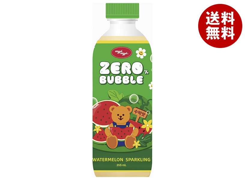 JNグローバル ウィグルウィグル ZEROバブル スイカ 355ml×24本入×(2ケース)