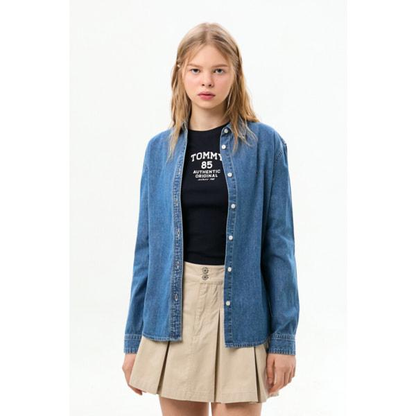 女性レギュラーデニムシャツ T32G0NSH02TWL1 TOMMY JEANS