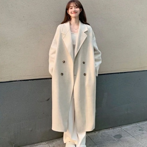 ロングコートコートレディース秋冬レディース秋服ロング丈コートラシャ40おしゃれ上品50無地カジュアル通勤オフィスオシャレ