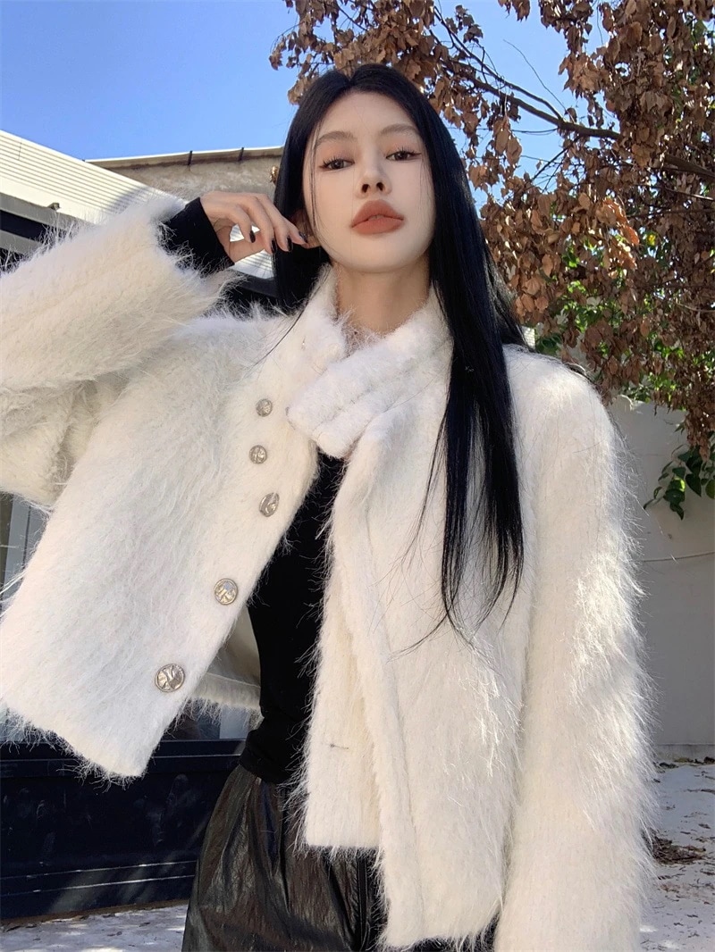 秋冬防寒 あったか中綿入アウター 韓国風コートスタイルアップ かわいい ブルゾンファー付きファッション系裹起毛大人ゆったりカジュアルストリートサイズレディースムートン襟エコ シルエット丈フレンチ 7,702円