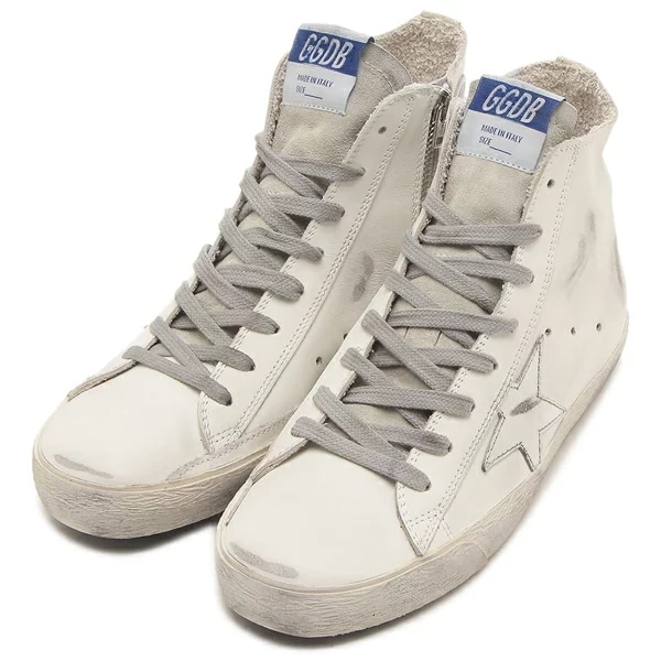 スニーカー フランシー ホワイト シルバー レディース GOLDEN GOOSE GWF00113 F000319 10274