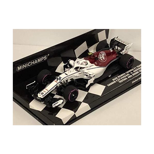 Minichamps 417182136 - Alfa Romeo Sauber F1 Team Ferrari C37 Antonio Giovinazzi Test Abu Dhabi Gp 20