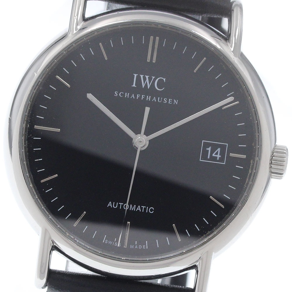 IWC IWC SCHAFFHAUSEN IW353313 ポートフィノ デイト 自動巻き メンズ _945653【中古】