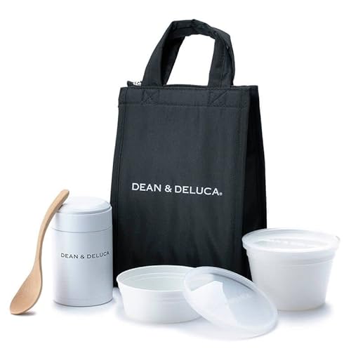 DEAN & DELUCA(ディーンアンドデルーカ) スープランチバッグセット クーラーバッグSフードコンテナーSM 保冷バッグ お弁当箱 スープポット 26×17.5×13cm