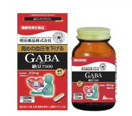 明治薬品　健康きらり　ＧＡＢＡ（ギャバ）納豆７５００ 4954007015559