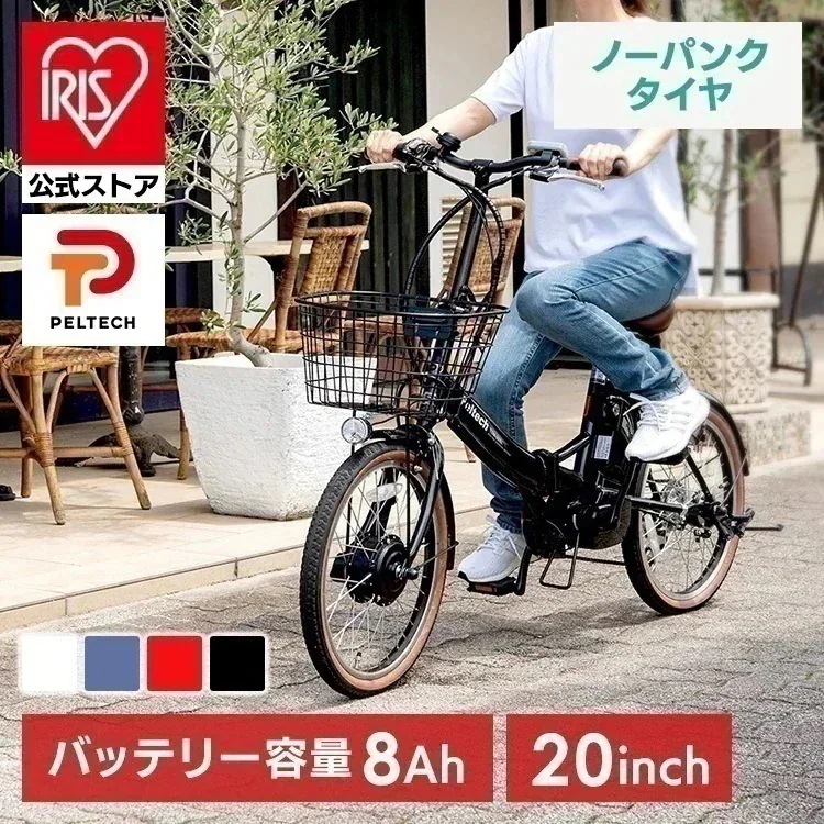【人気商品】ノーパンク折畳電動自転車20インチ8AH TDN-206LNXｰNYB (TD) (代引不可)