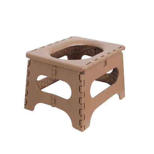 ファミリー 携帯用 便器 キャンプ用 便器 チョコ色