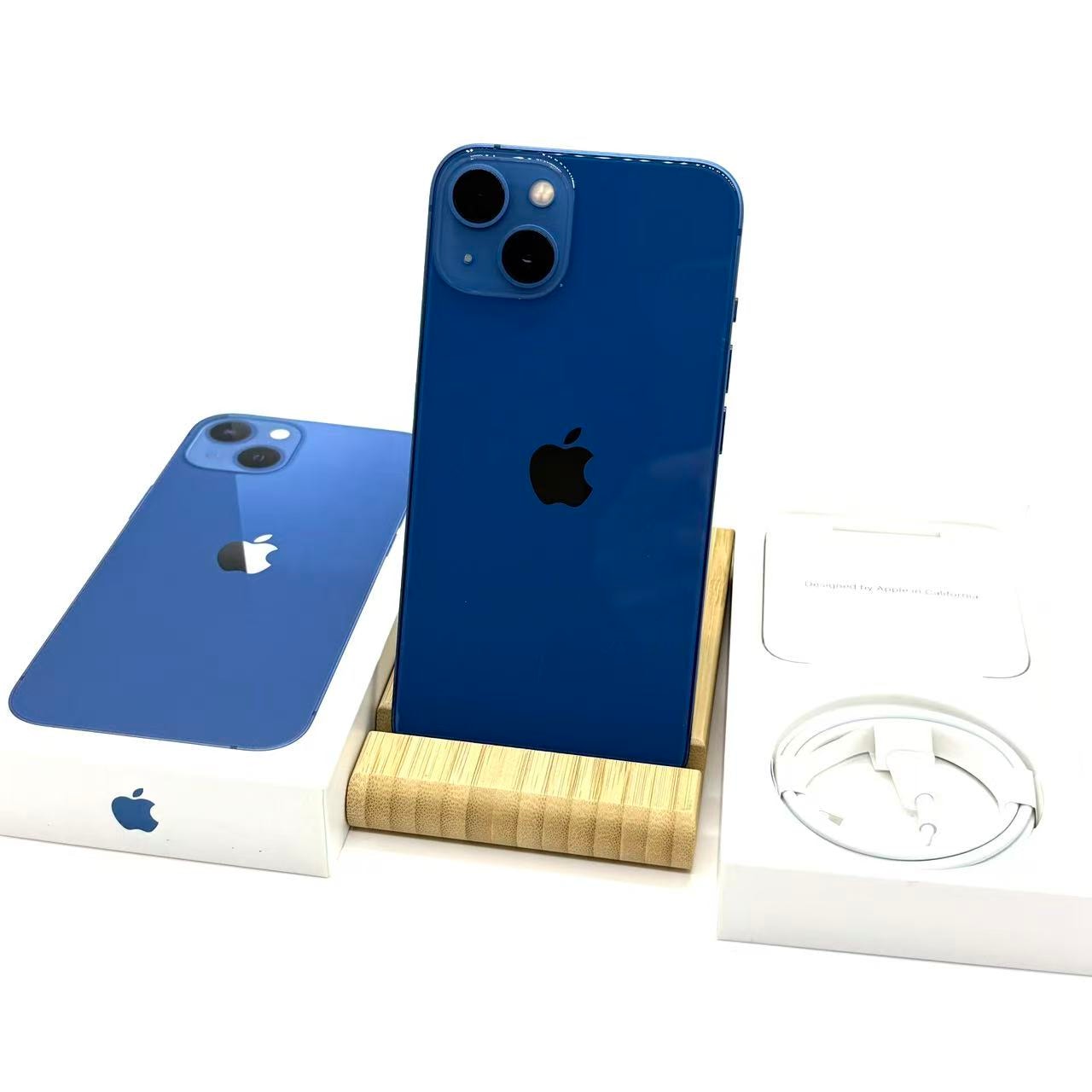 「Bランク」SIMフリーiPhone 13 256GB [ブルー] MLNM3J/A　本体
