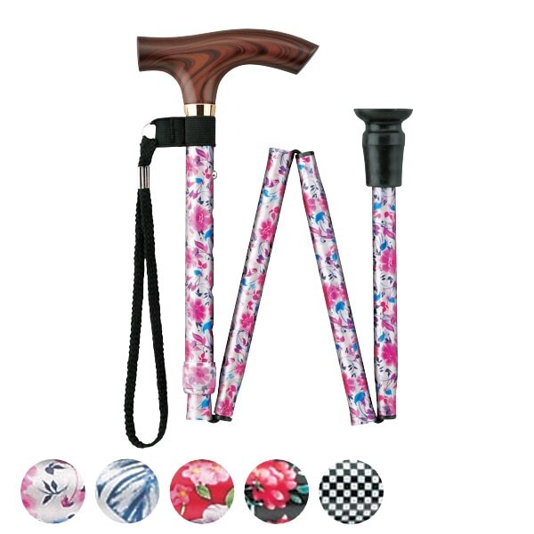 杖 折りたたみ スマイルステッキ 軽量 女性 男性 （ つえ ステッキ 折りたたみ杖 シンプル ファ 4,963円