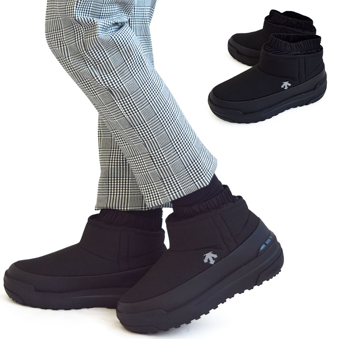 ブーツ メンズ レディース ユニセックス ウィンターブーツ DTRACE 春 秋 冬 ブラック 23cm 24cm 25cm 26cm 27cm 28cm DU4FBT05UZ