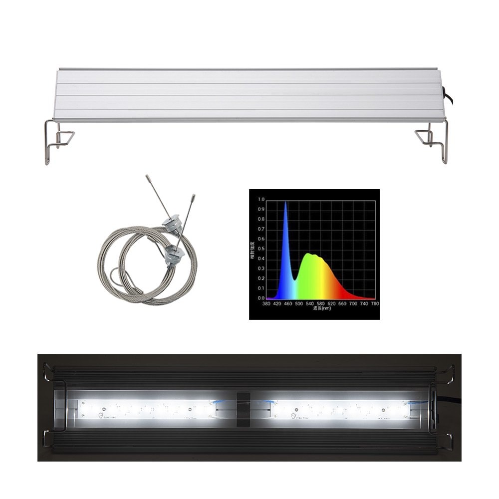 アクロ　ＴＲＩＡＮＧＬＥ　ＬＥＤ　ＢＲＩＧＨＴ　４５０　２８００ｌｍ　高光量　水草　アクアリウム　ライト　４５ｃｍ水槽用　照明　ＣＲＣ10―15―10―30―10
