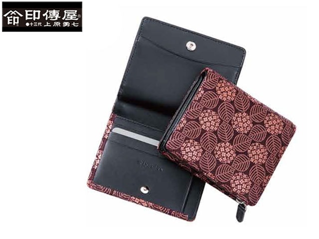 束入 レザー コレクション 札入れ M 和柄 2217 indn23