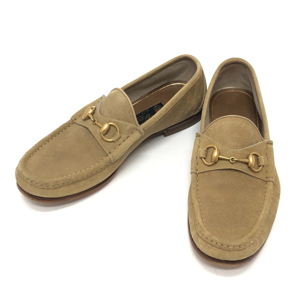 ローファー ホースビット 1953 靴 シューズ スエード サイズ８ スエード ブラウン