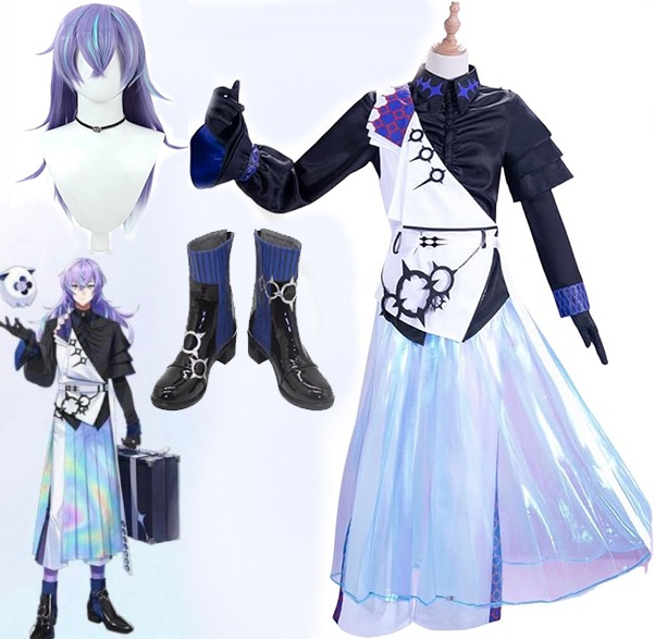 にじさんじ 星導ショウ 星導晶 コスプレ 変身 星導ショウ 変身コスプレ 衣装 バーチャル YouTuber VTuber 全セットウイッグ/靴追加可能
