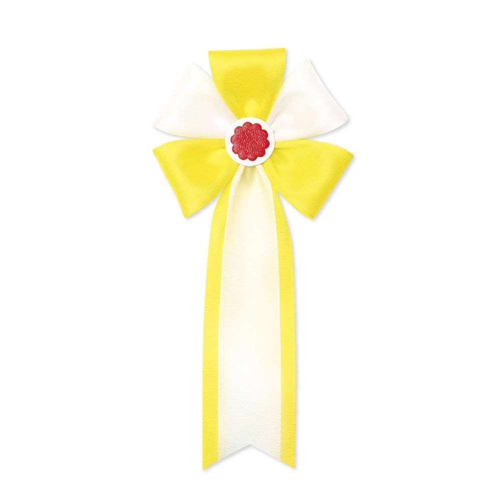 ササガワ 記章 大五方 黄白 50個入 38-354