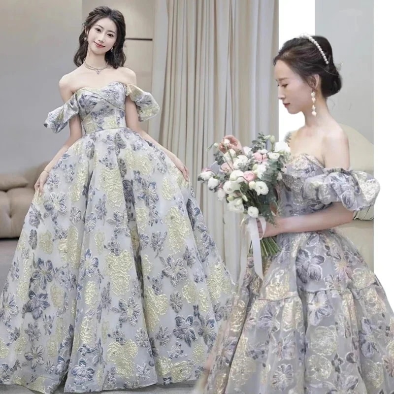 ウエディングドレスロングドレスワンピースドレスパーティードレス二次会結婚式ドレスパーティードレス花嫁前撮り後撮り披露宴結婚式ドレス演奏会パーティー発表会お呼ばれ謝会今日は30パーセント