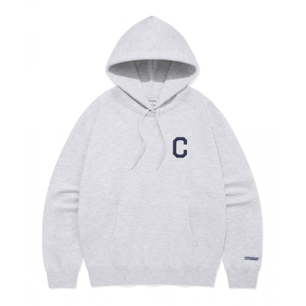 COVERNAT C ロゴフーディーヘザーグレー