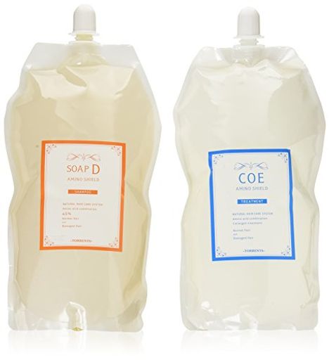 新 アミノシールドシャンプー ソープD1L+コラーゲントリートメントCOE1L 7,601円