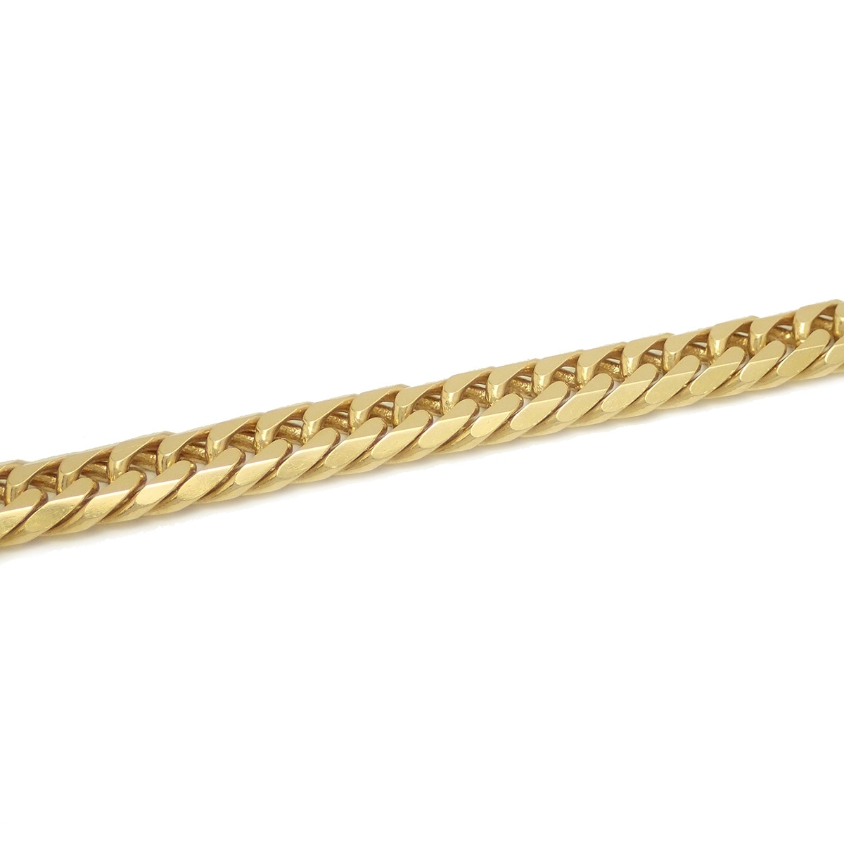 キヘイ ネックレス K18 18金 ゴールド 50.2g 50.5cm YG 6面W ダブル 日本造幣局検定マーク入り 50g前