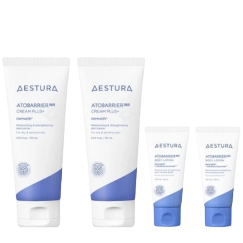[2+2]アトバリア365クリームクリームプラス 90mlx2+ボディローション 50mlx2/高保湿ケア/栄養供給/韓国コスメ