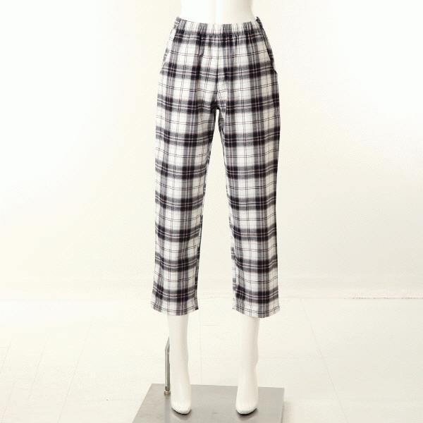 先染め起毛チェック 女性 下衣 女性用室内着パンツ VEP3963WSG