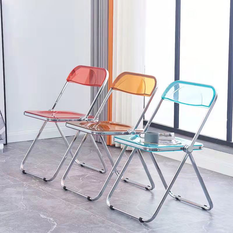 折り畳み式 透明チェア /7color　韩国インテリア 椅子 クリア