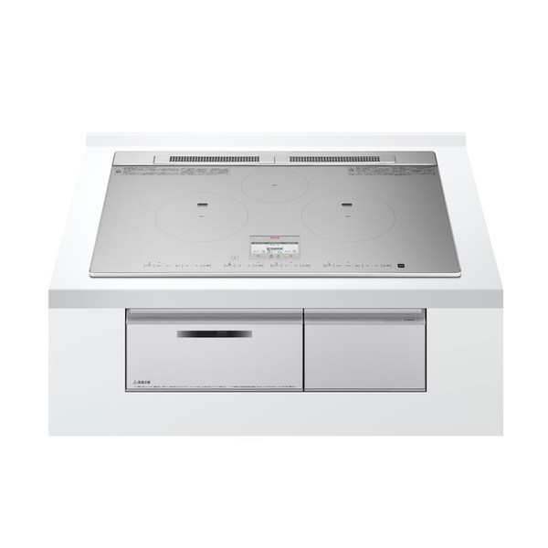 HT-N9STWF S シルバー 火加減マイスター N9Tシリーズ [ビルトインIHクッキングヒーター(75cm幅IH3口単相200V)]