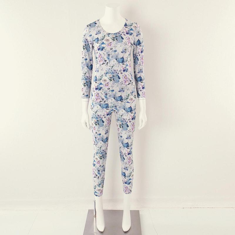 女性捺染極細糸起毛肌着セットSVLGQ021SSG